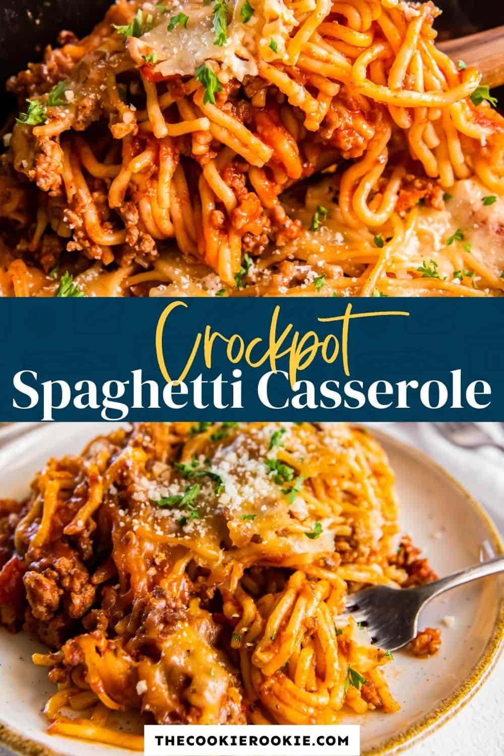 Crock Pot Spaghetti - The Cookie Rookie®