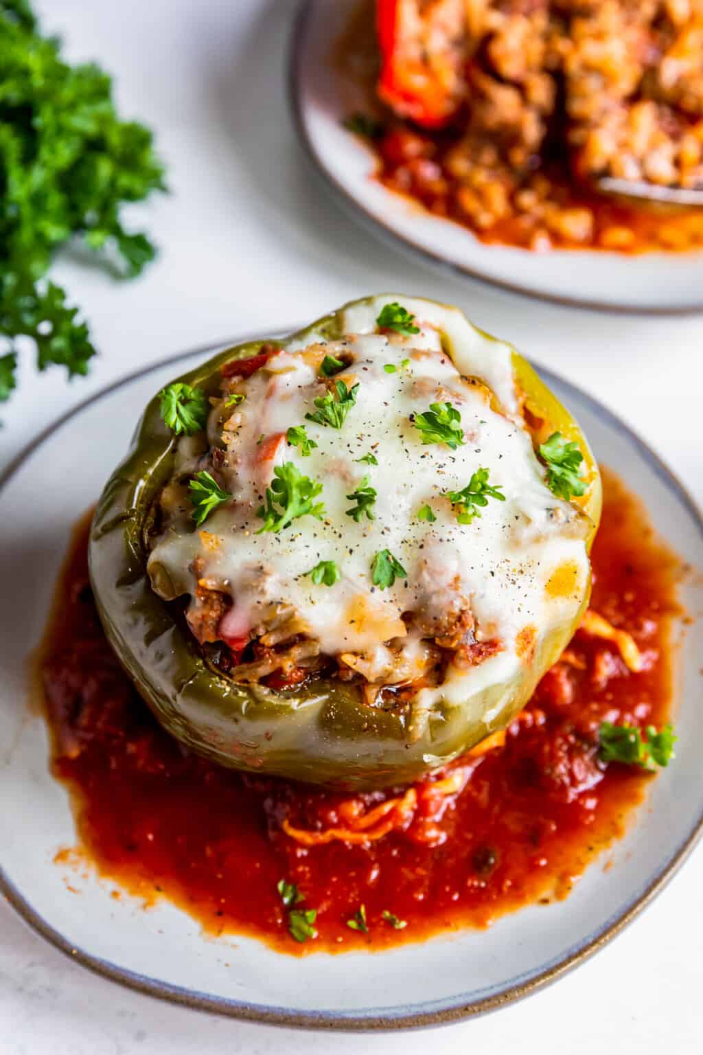 Crockpot Stuffed Peppers The Cookie Rookie