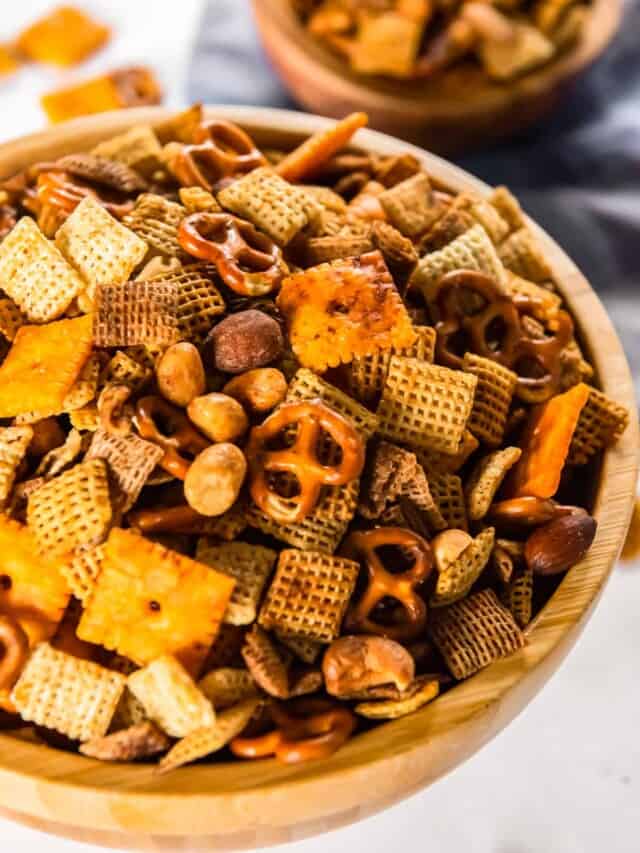 Crock Pot Chex Mix Story - The Cookie Rookie®