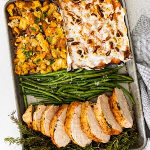 Sheet Pan Turkey Breast  One Pan Thanksgiving Dinner  Recipe - 96