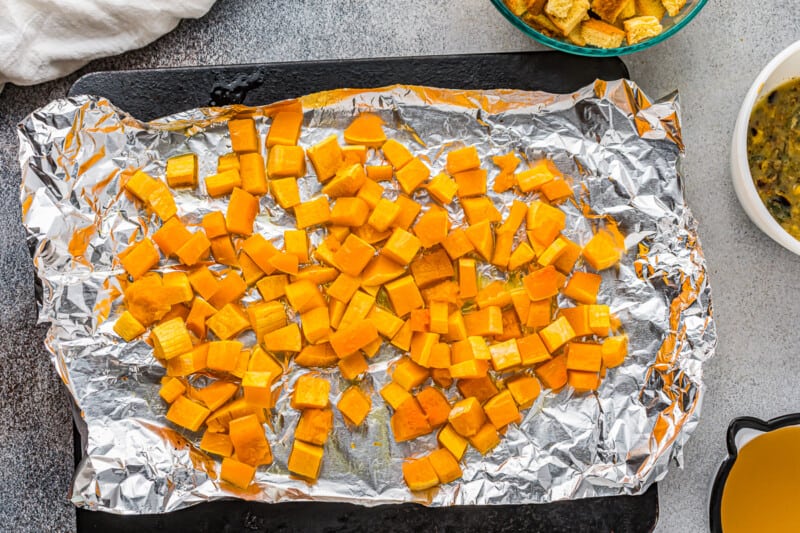 how to make butternut squash stuffing