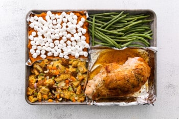 One Pan Turkey Dinner (5 Dishes in 1 Pan!) - Spend With Pennies