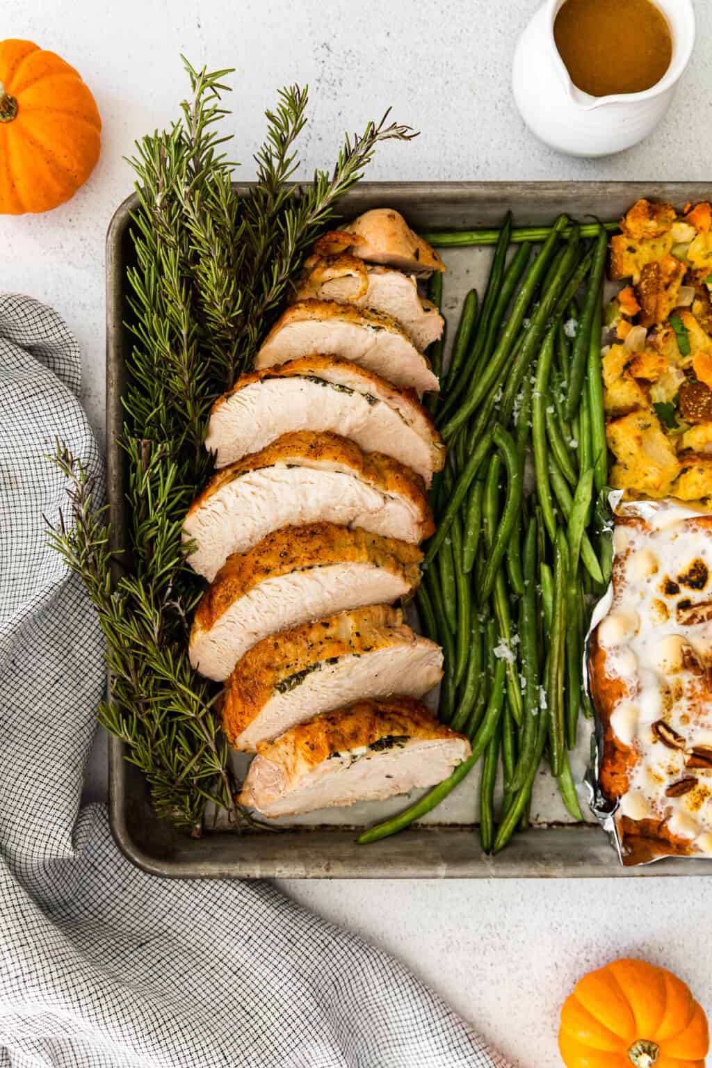 Sheet Pan Turkey Breast (One Pan Thanksgiving Dinner) Recipe - The ...