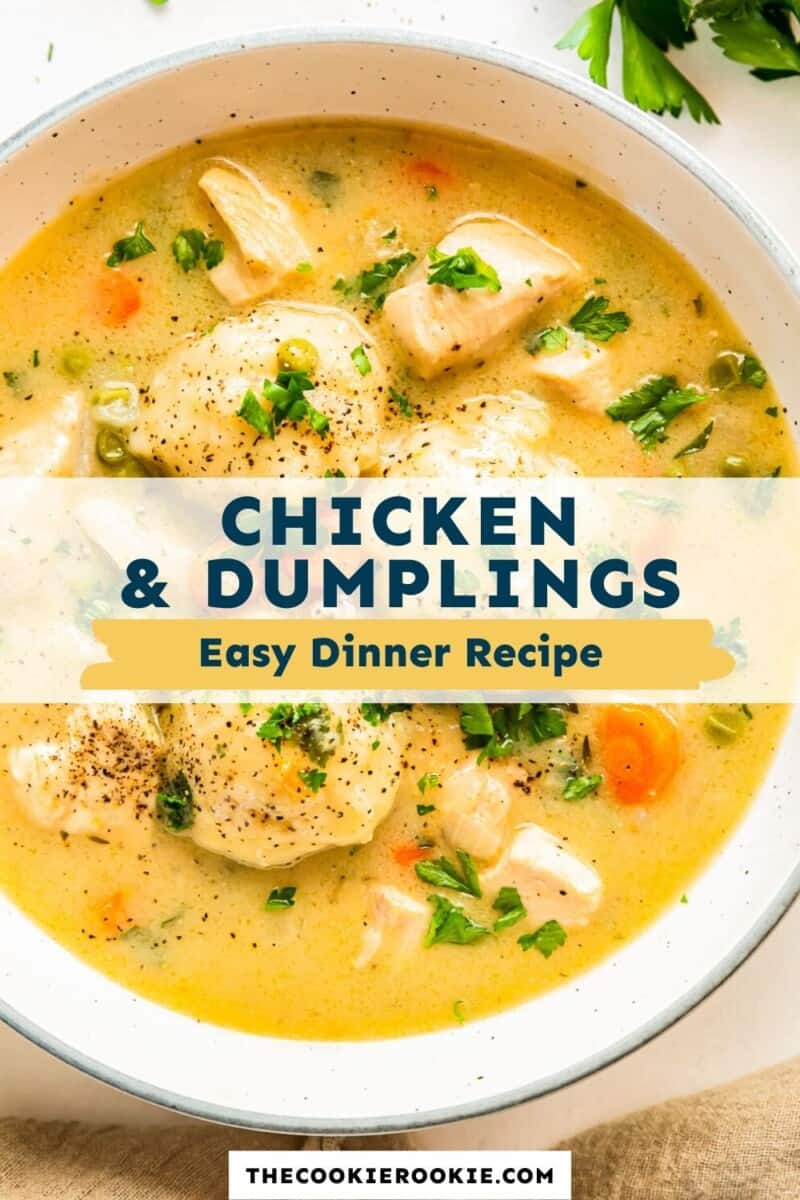Chicken and Dumplings Recipe - The Cookie Rookie®