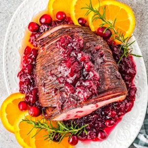 featured air fryer cranberry glazed ham