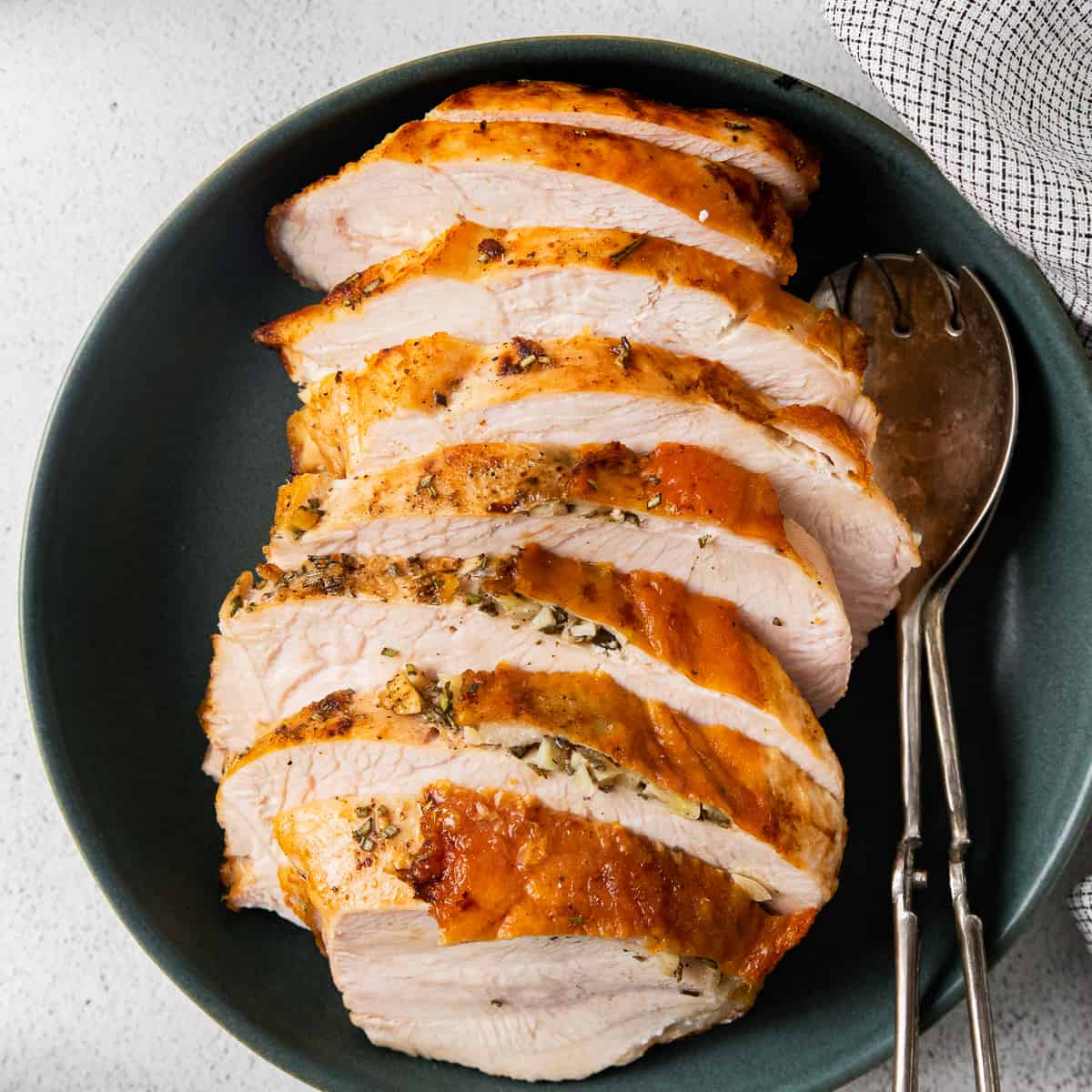 Best Air Fryer Turkey Breast Recipe With Garlic Herb 