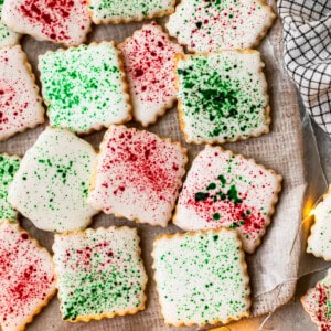 featured splatter paint christmas cookies