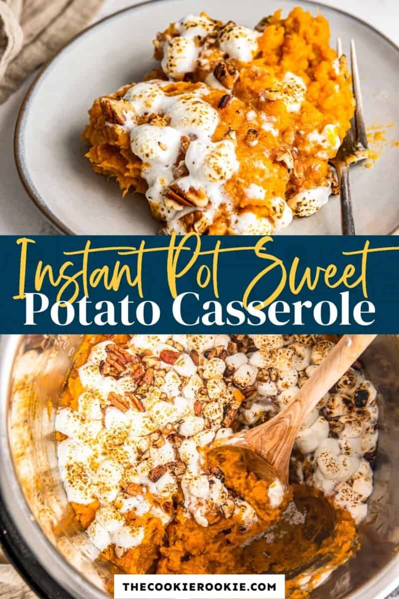 Instant Pot Sweet Potato Casserole - The Cookie Rookie®