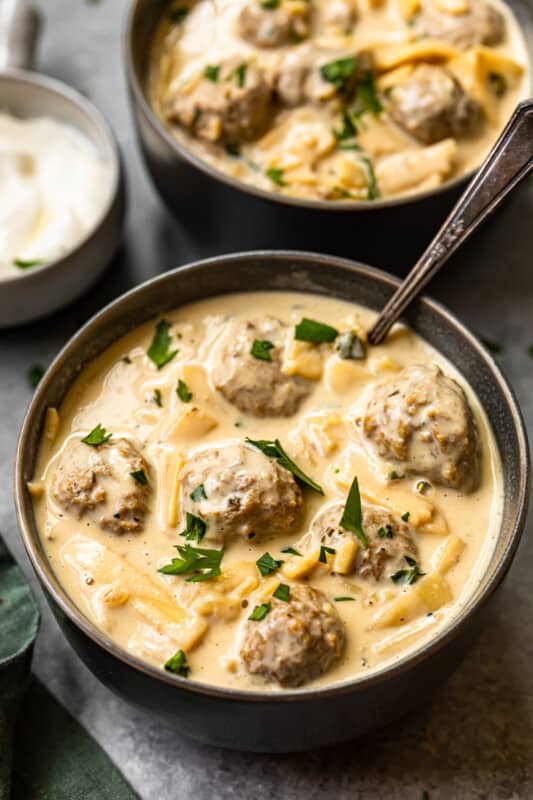 Swedish Meatball Soup Recipe - The Cookie Rookie®