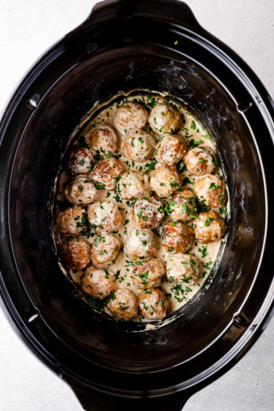 swedish meatballs in a crockpot