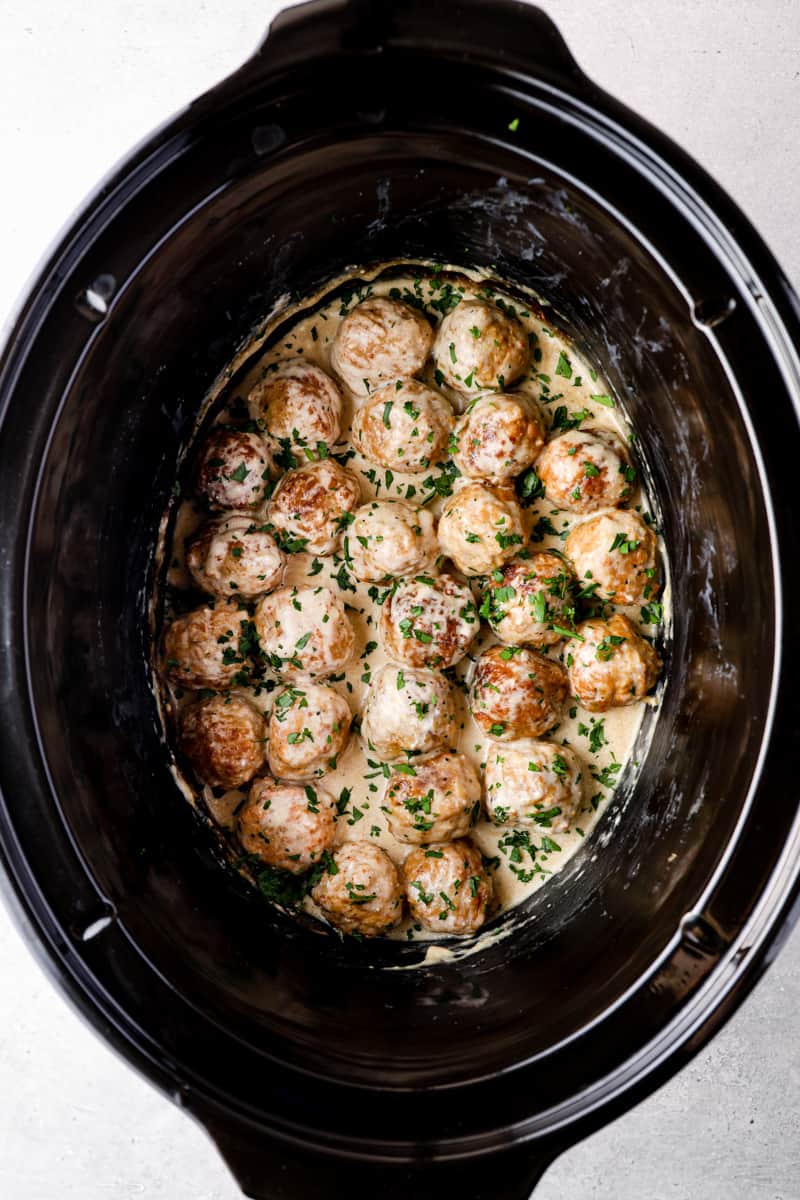 Best Easy Swedish Meatballs Crockpot & Instant Pot - A Spicy Perspective