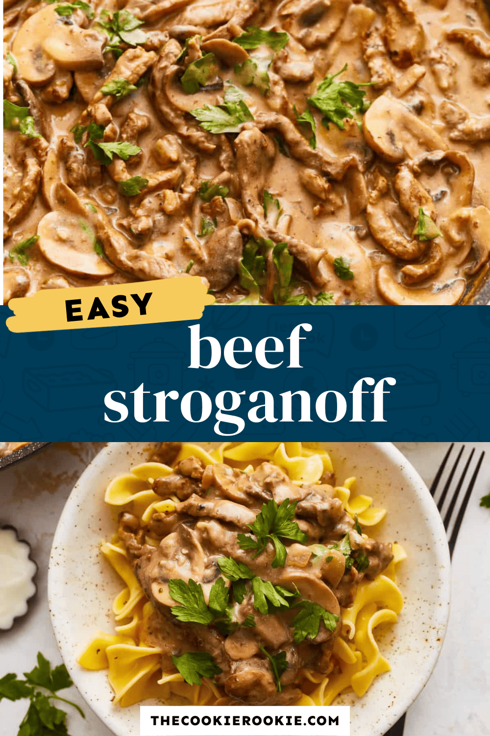 Beef Stroganoff Recipe - The Cookie Rookie®