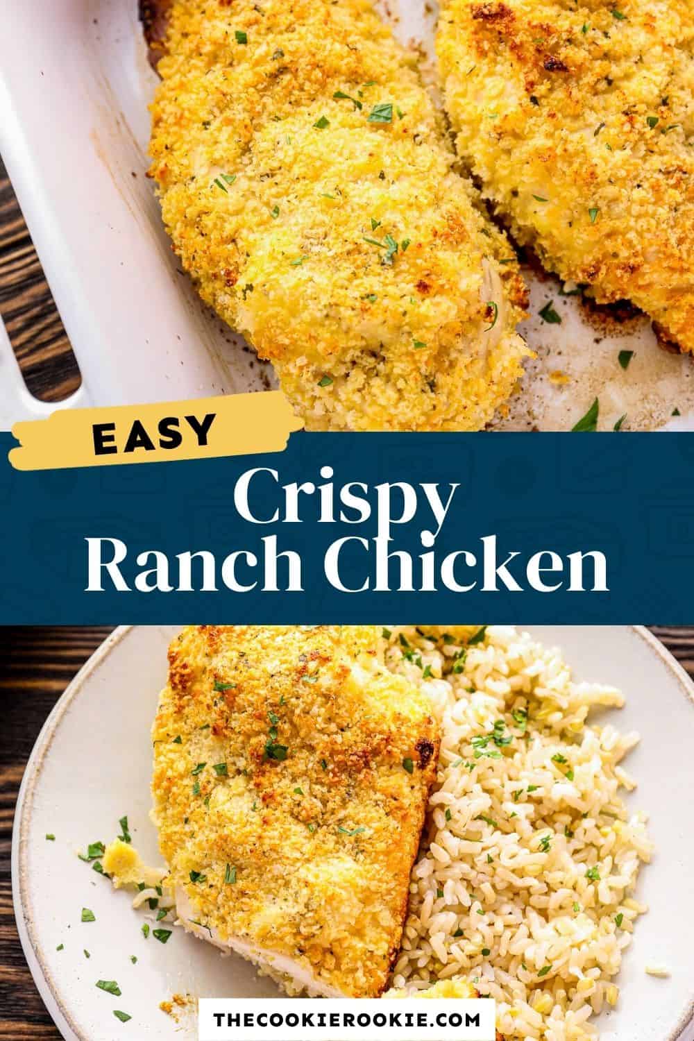 Crispy Ranch Chicken Recipe - The Cookie Rookie®