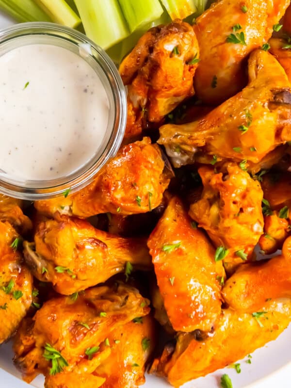 crockpot buffalo chicken wings with ranch