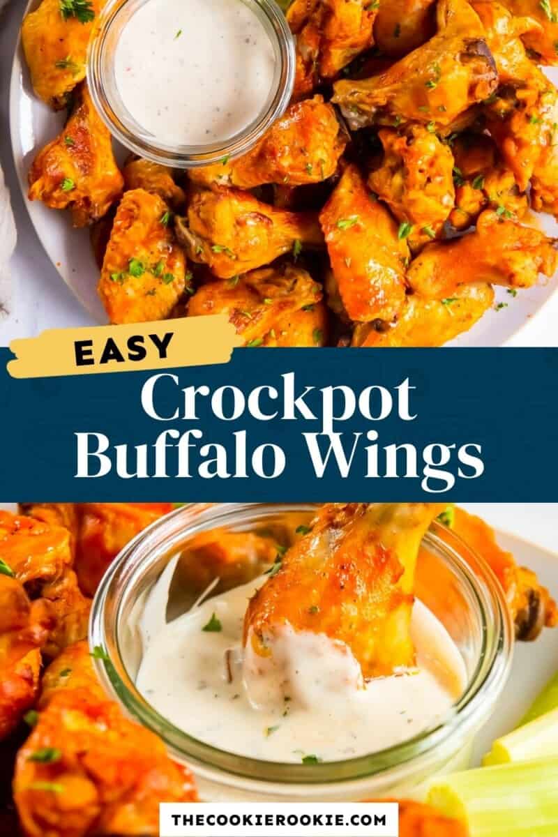Crock Pot Chicken Wings Recipe - The Cookie Rookie®