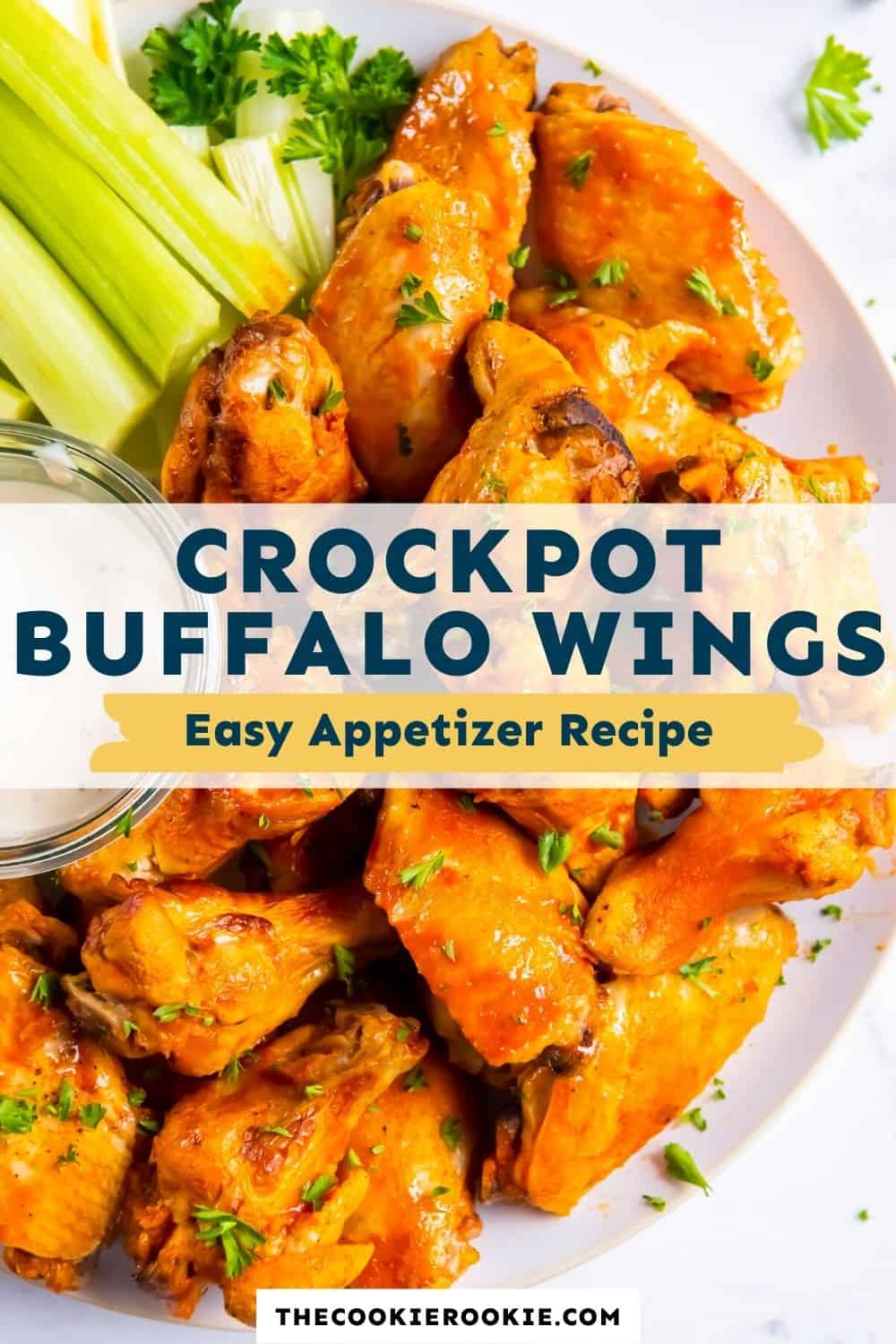 Crock Pot Chicken Wings Recipe - The Cookie Rookie®