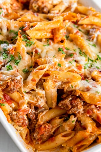 Baked Mostaccioli Recipe - The Cookie Rookie®