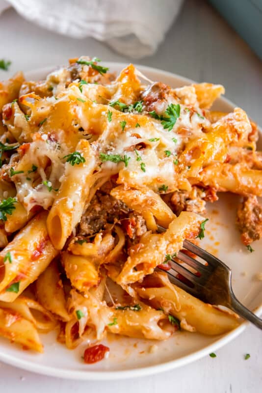 Baked Mostaccioli Recipe - The Cookie Rookie®