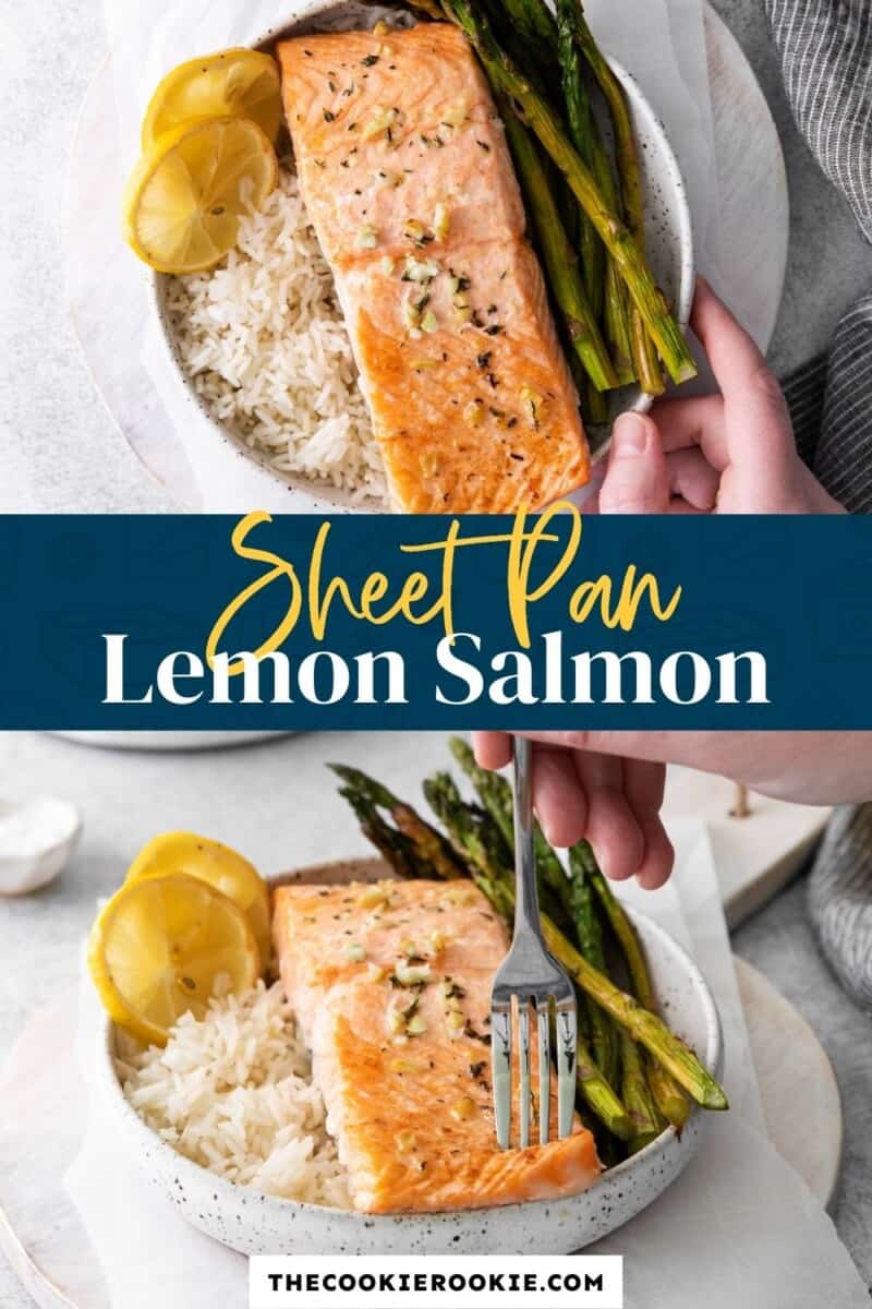 Sheet Pan Lemon Salmon Recipe - The Cookie Rookie®