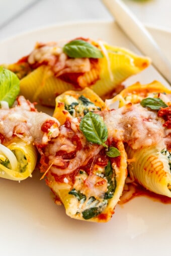 Stuffed Shells with Spinach Recipe - The Cookie Rookie®