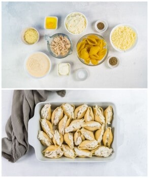 Chicken Alfredo Stuffed Shells Recipe - The Cookie Rookie®