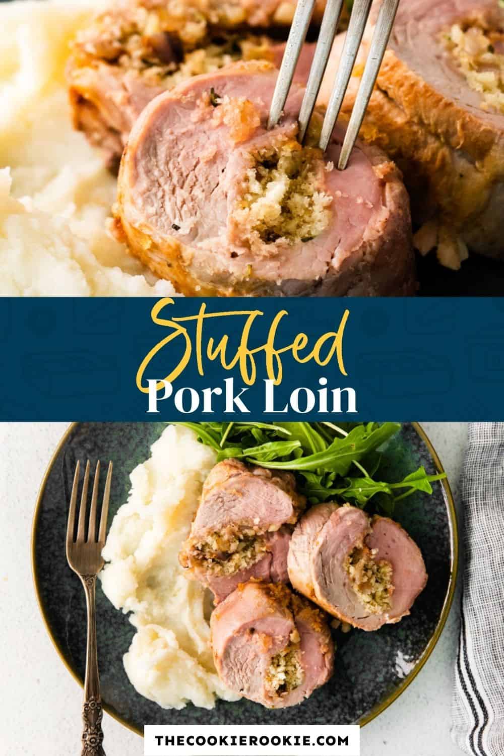 Stuffed Pork Loin - The Cookie Rookie®