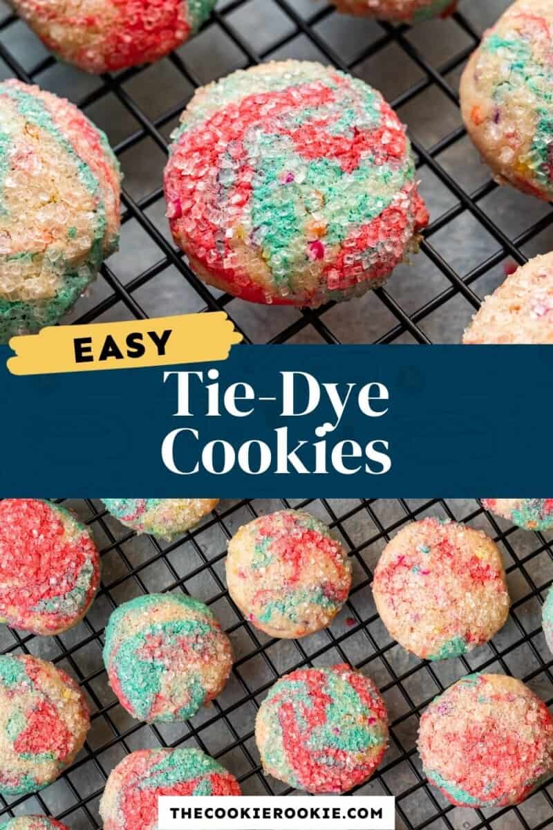 tie-dye cookie