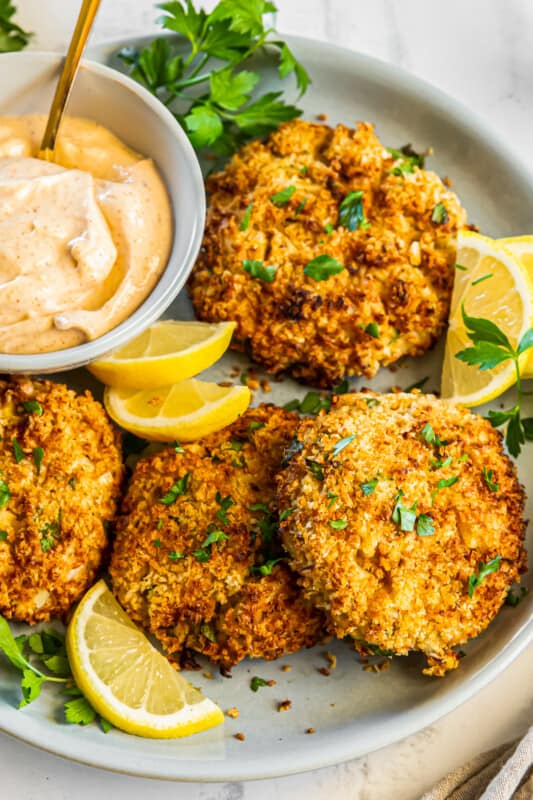 Air Fryer Crab Cakes Recipe The Cookie Rookie®