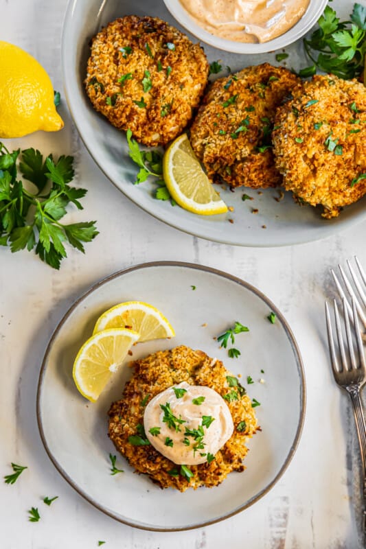 Air Fryer Crab Cakes Recipe - The Cookie Rookie®