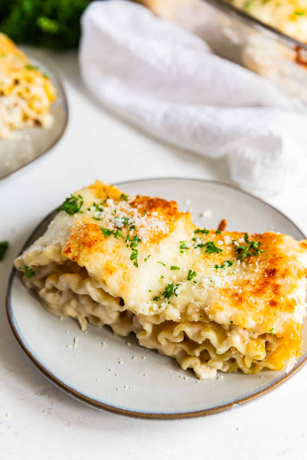 Chicken Alfredo Lasagna Roll Ups Recipe - 44