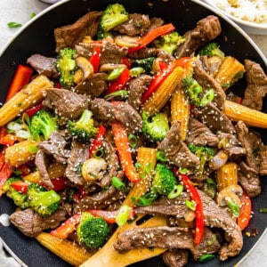 featured beef stir fry