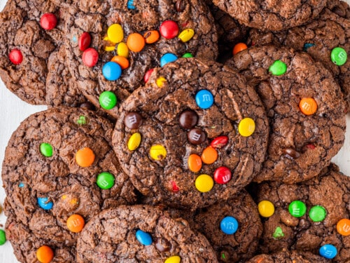 M&M Brownie Cookies - To Eat, Drink & Be Married