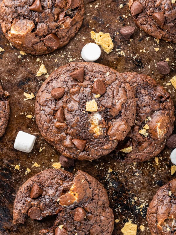 smore brownie cookies