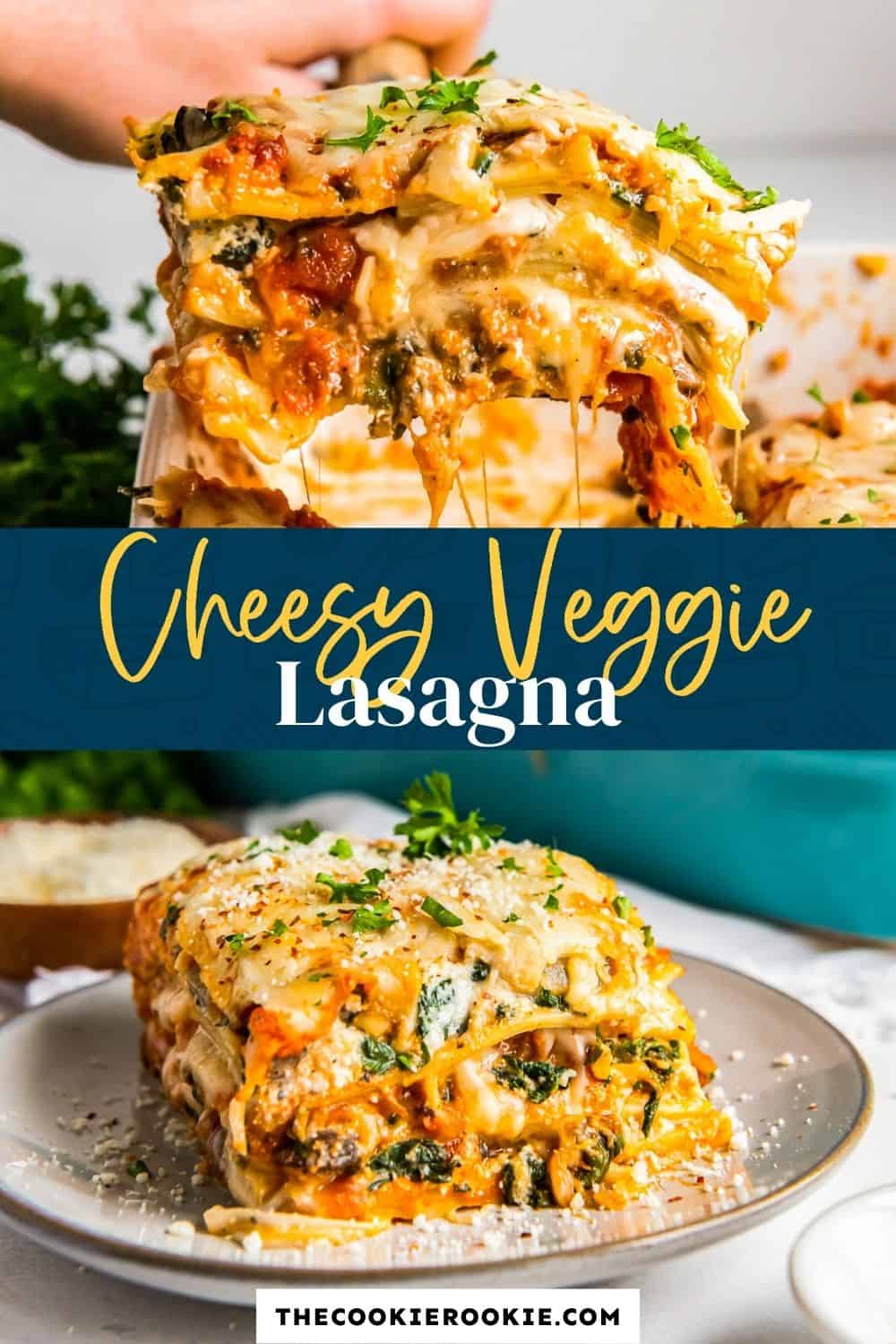 Vegetarian Lasagna - The Cookie Rookie®