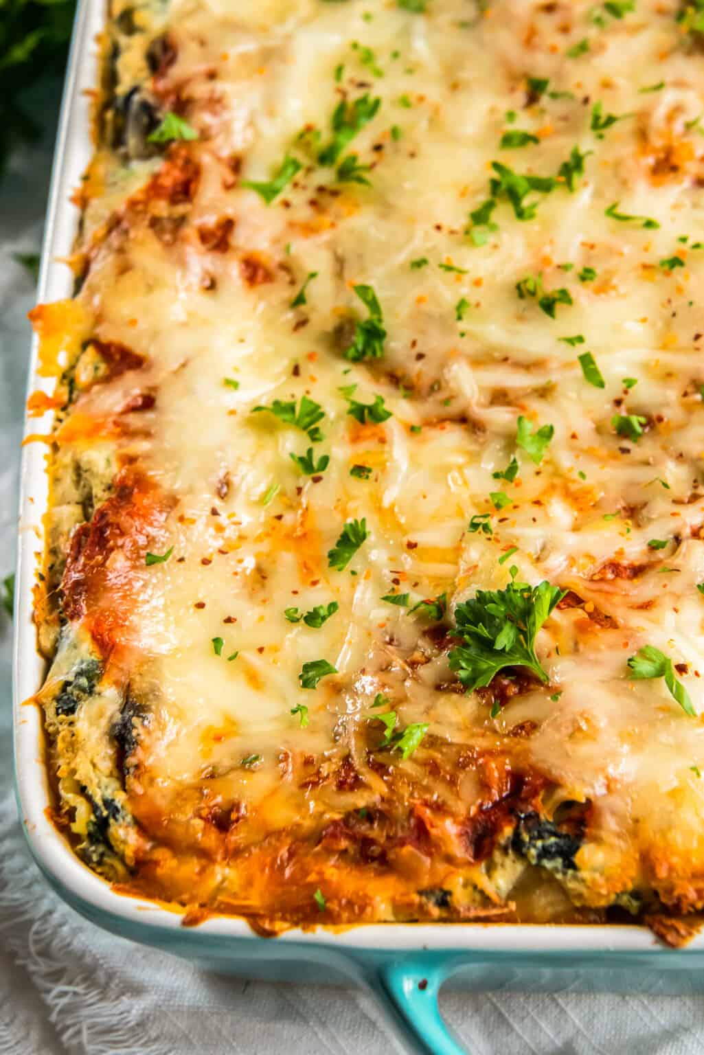 Vegetarian Lasagna Recipe - The Cookie Rookie®