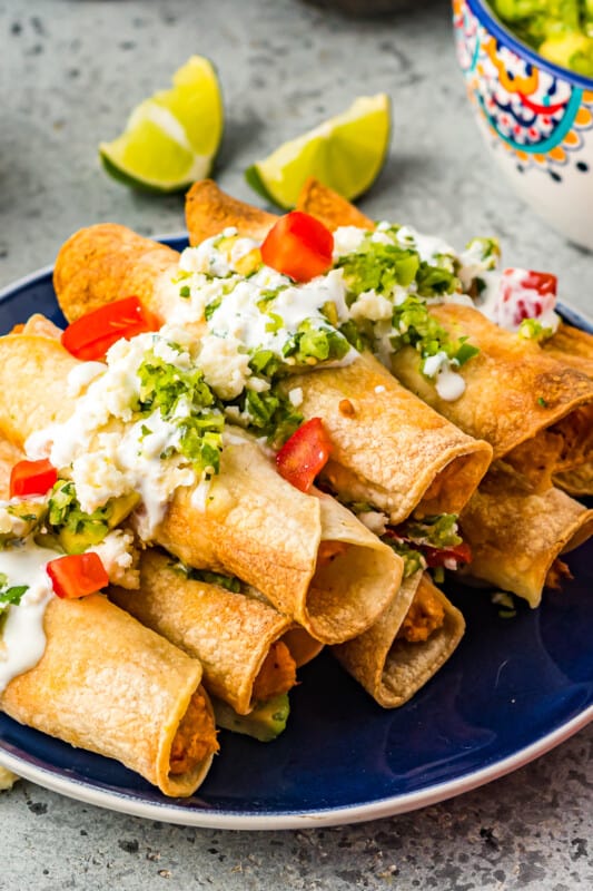 Air Fryer Chicken Taquitos Recipe - The Cookie Rookie®