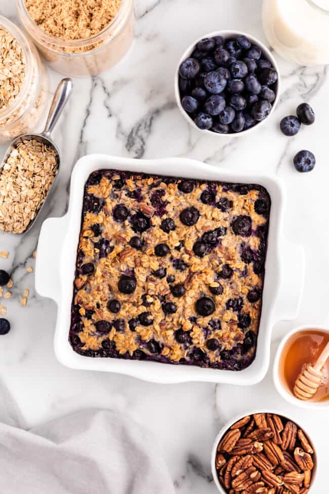 Blueberry Baked Oatmeal Recipe - The Cookie Rookie®