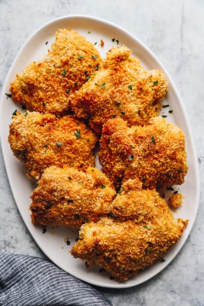 Crispy Baked Chicken Thighs Recipe - The Cookie Rookie®