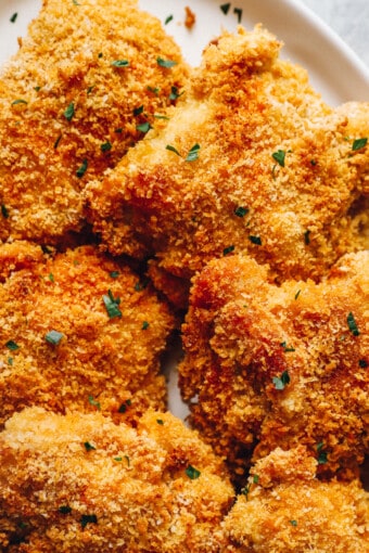 Breaded Chicken Thighs - The Cookie Rookie®