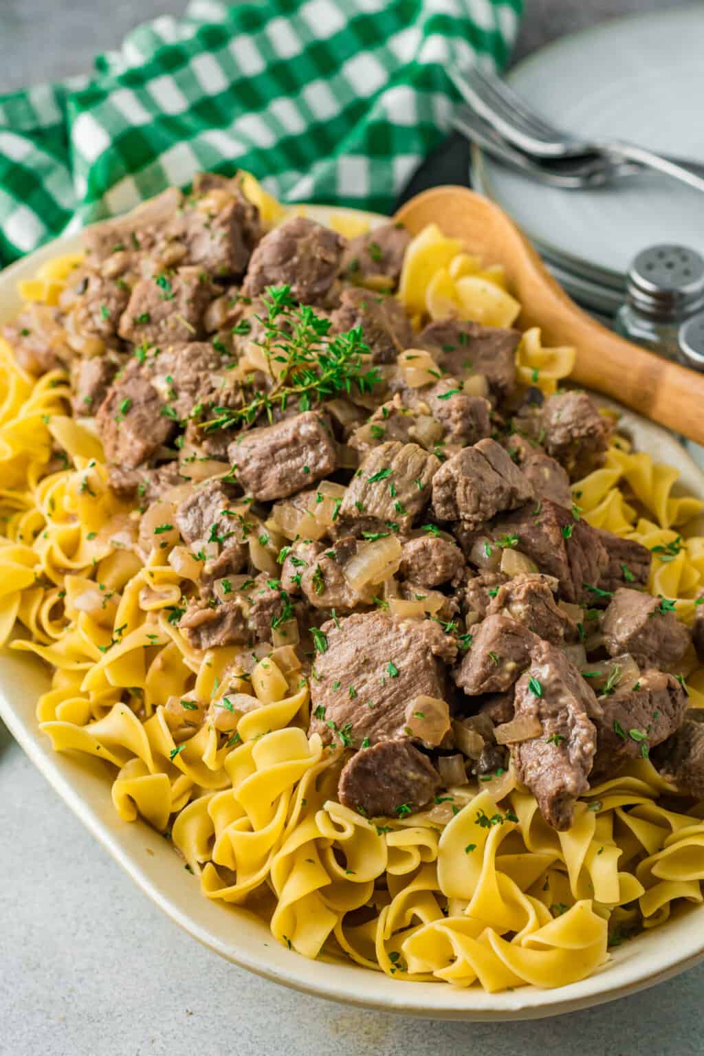 Crockpot Beef and Noodles Recipe - The Cookie Rookie®