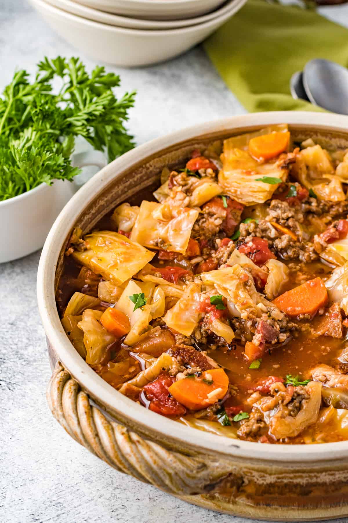 Crockpot Cabbage Roll Soup Story - The Cookie Rookie®
