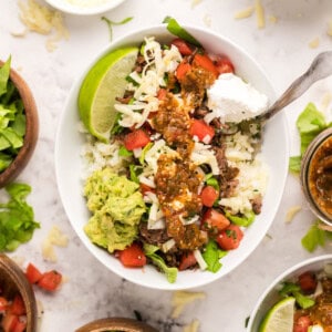 featured barbacoa burrito bowls