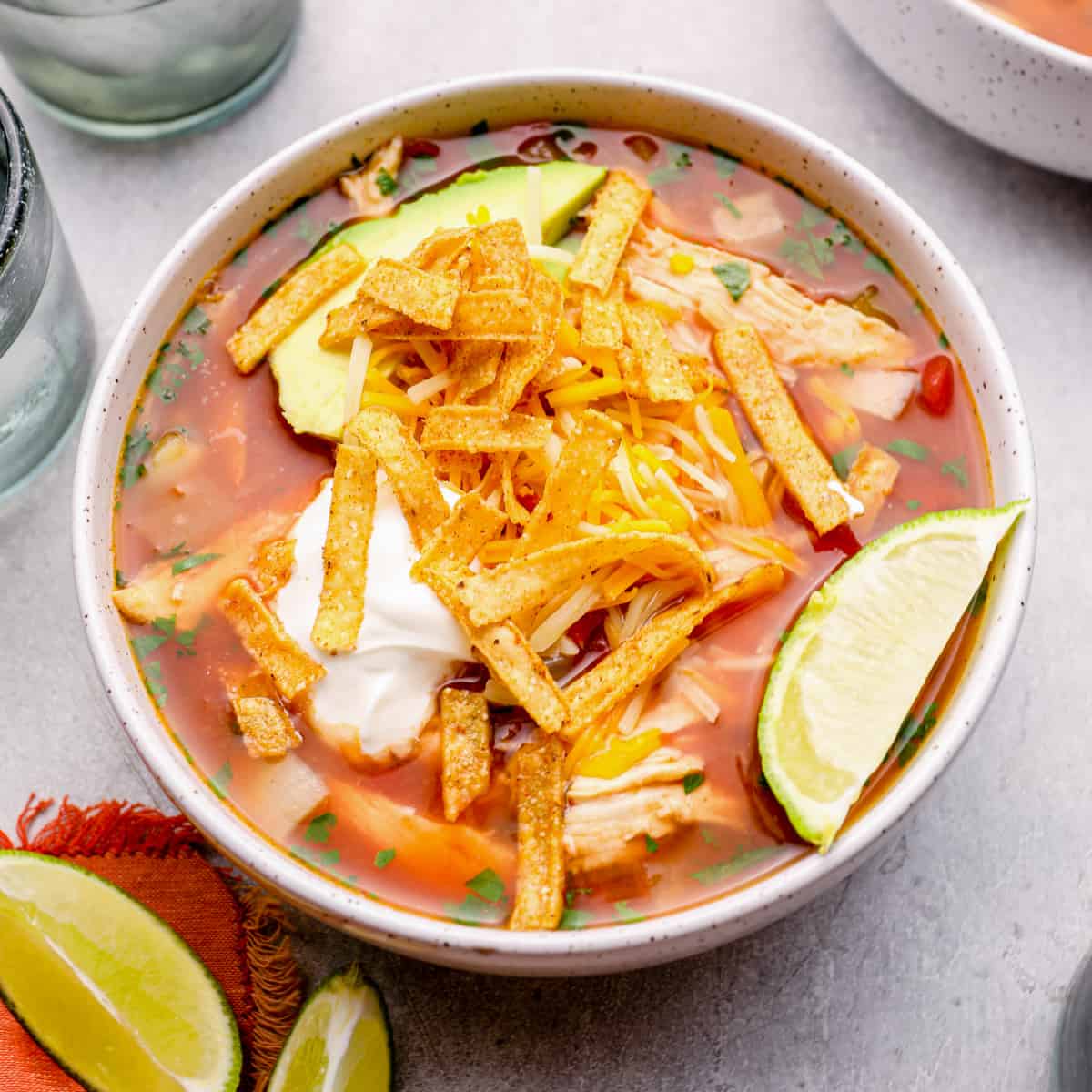 Easy Chicken Tortilla Soup