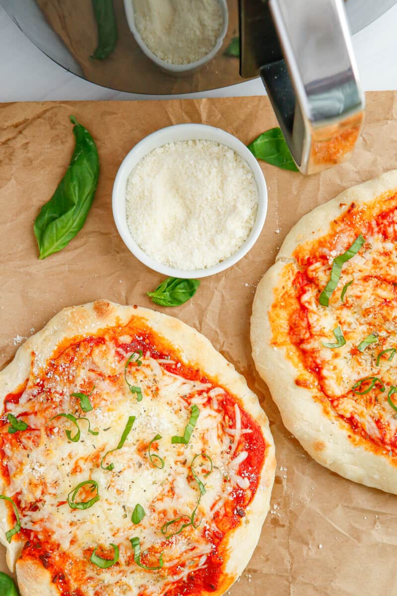 Air Fryer Pizza Recipe - The Cookie Rookie®