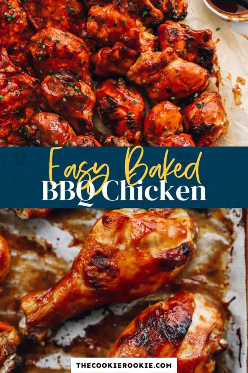 Baked BBQ Chicken Recipe - The Cookie Rookie®