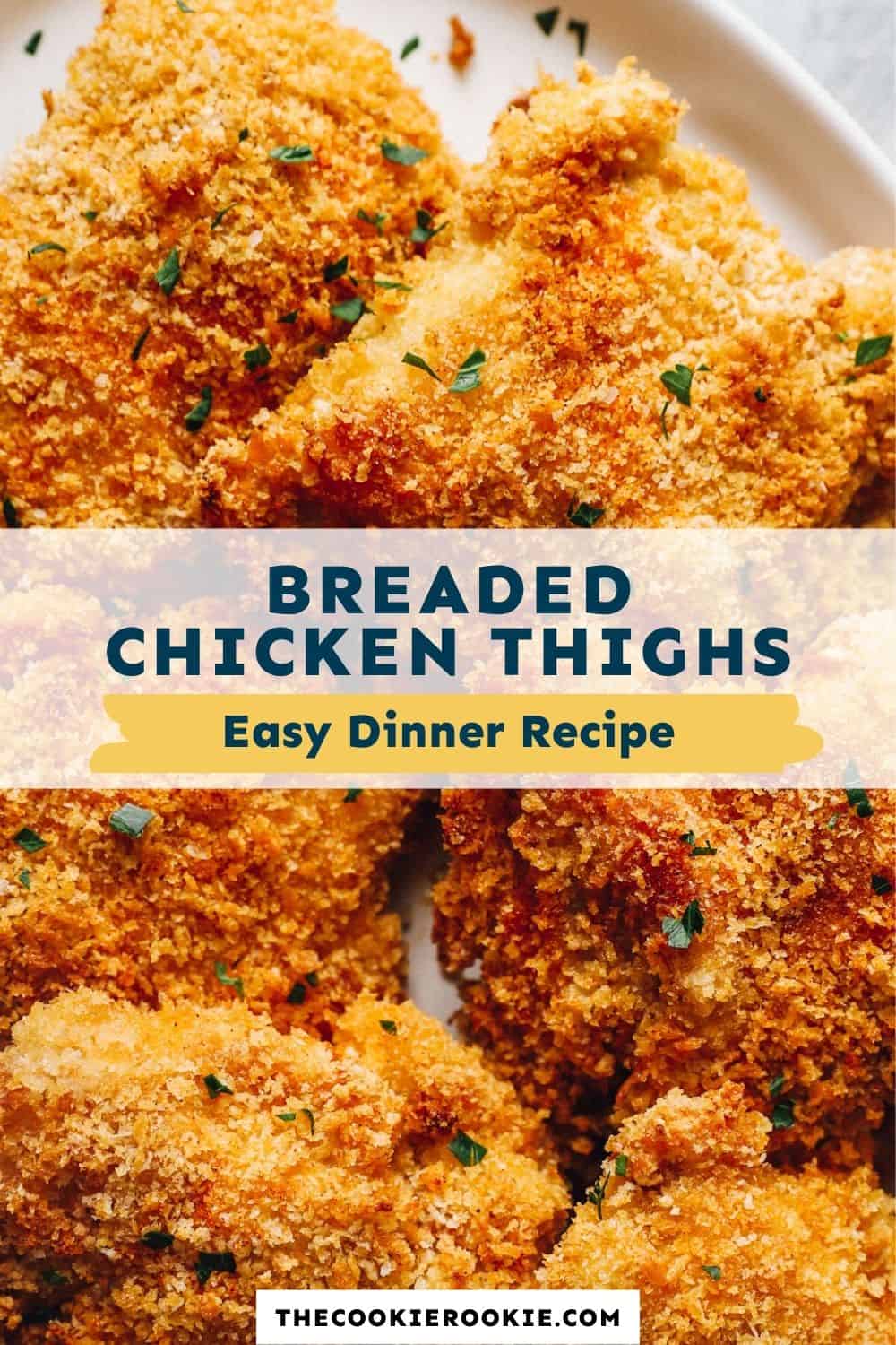 Crispy Baked Chicken Thighs Recipe - The Cookie Rookie®