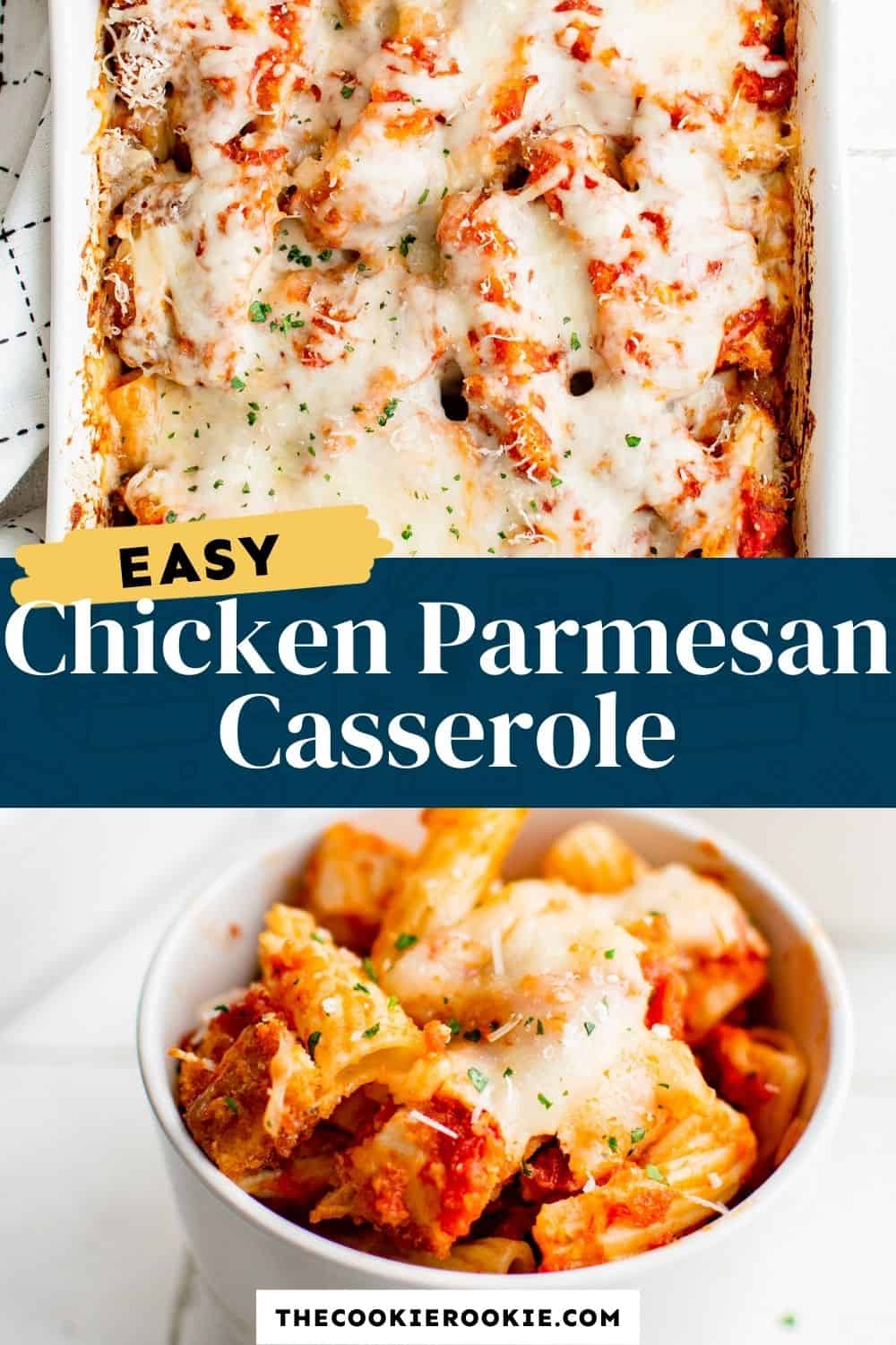 Chicken Parmesan Casserole Recipe - The Cookie Rookie®