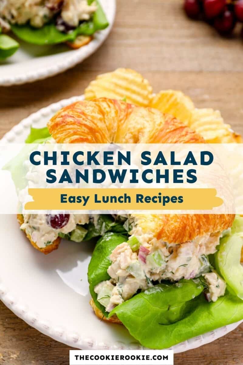 chicken salad sandwiches pinterest