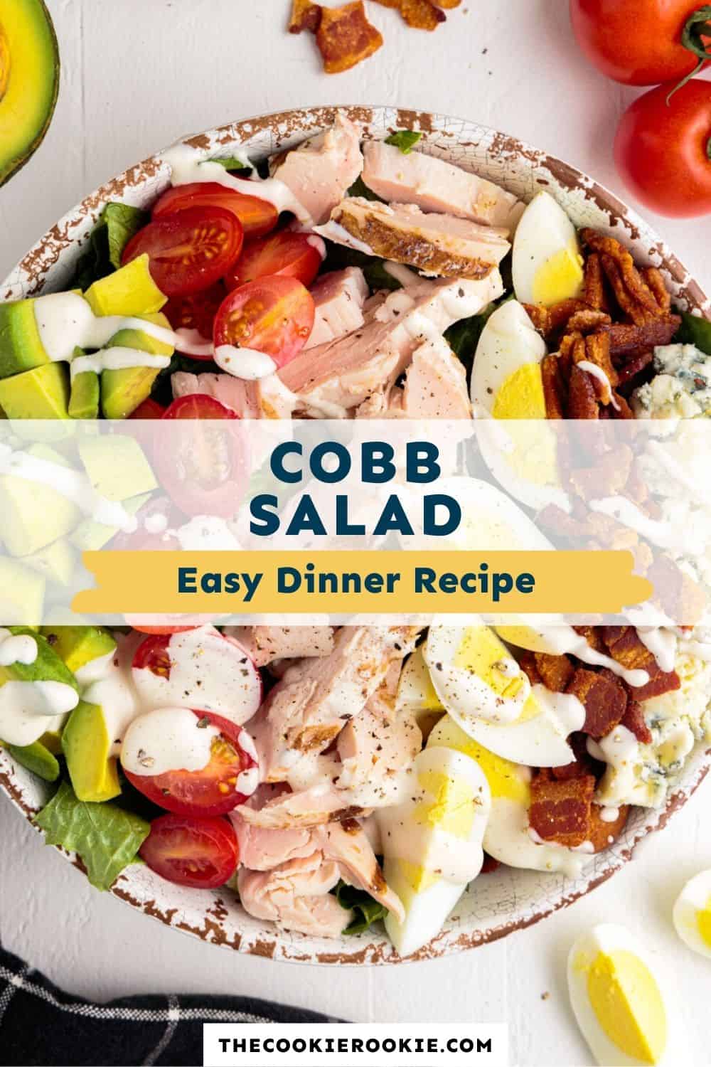 Cobb Salad Recipe - The Cookie Rookie®