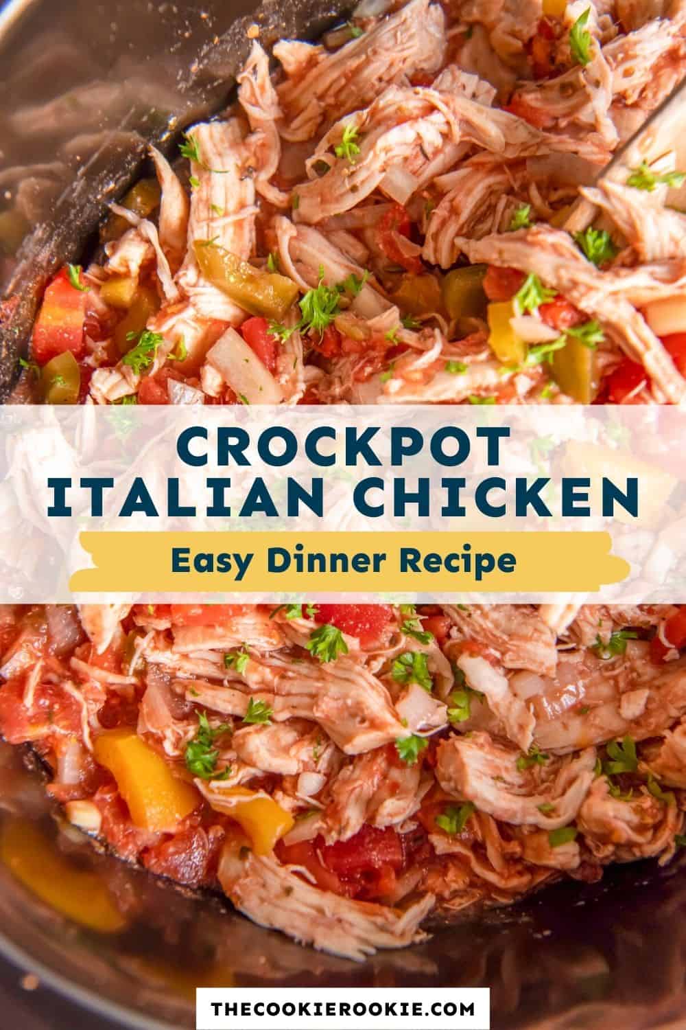 Crockpot Italian Chicken Recipe The Cookie Rookie® 6475